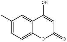 4-羟基-6-甲基香豆素 结构式