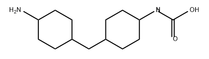 [4-[(4-aminocyclohexyl)methyl]cyclohexyl]carbamic acid 结构式