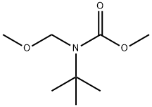 Carbamic  acid,  (1,1-dimethylethyl)(methoxymethyl)-,  methyl  ester  (9CI) Struktur