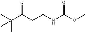 Carbamic  acid,  (4,4-dimethyl-3-oxopentyl)-,  methyl  ester  (9CI) Structure