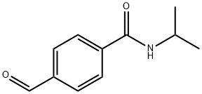 N-イソプロピル-4-ホルミルベンズアミド 化学構造式