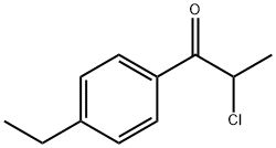 2-氯-1-(4-乙基苯基)-(9CI)-1-丙酮 结构式