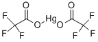 ビス(トリフルオロアセトキシ)水銀(II) 化学構造式