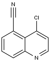 4-CHLORO-5-CYANOQUINOLINE Struktur