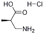 (R)-3-AMINO-2-METHYLPROPANOIC ACID-HCL, 132605-98-2, 结构式