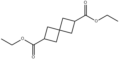 Spiro[3.3]heptane-2,6-dicarboxylic acid, 2,6-diethyl ester Structure