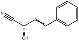 [S,(-)]-2-Hydroxy-4-phenyl-3-butenenitrile Structure