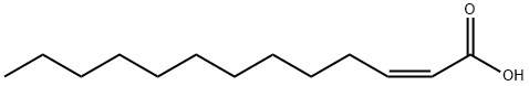 2-Tridecenoic acid, (Z)- Structure