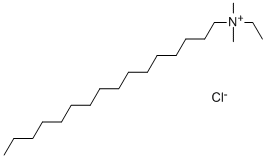 ETHYLHEXADECYLDIMETHYLAMMONIUMCHLORIDE Structure