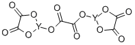 しゅう酸イットリウム(III)九水和物 化学構造式