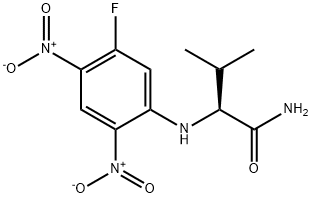 NΑ-(2,4-二硝基-5-氟苯基)-L-缬氨酰胺,132679-61-9,结构式