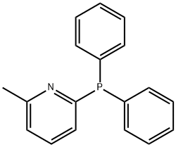 2-DIPHENYLPHOSPHINO-6-METHYLPYRIDINE Struktur