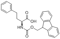 N-[(9H-フルオレン-9-イルメトキシ)カルボニル]-L-ホモフェニルアラニン 化学構造式