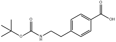 4-(2-BOC-AMINOETHYL)BENZOIC ACID Structure