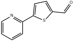 5-吡啶基-2-硫苯-2-甲醛 结构式