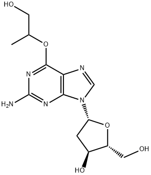 O6-(2-Hydroxy-1-Methylethyl)-2'-deoxyguanosine Structure