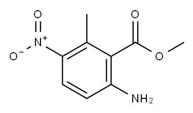 苯甲酸,6-氨基-2-甲基-3-硝基 - 甲酯(9CI), 132734-42-0, 结构式