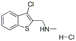 N-[(3-CHLORO-1-BENZOTHIEN-2-YL)-METHYL]-N-METHYLAMINE HYDROCHLORIDE Structure
