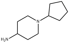 1-シクロペンチル-4-ピペリジンアミン 化学構造式