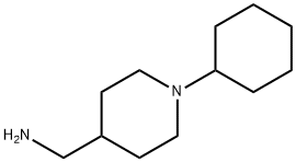 1-(1-シクロヘキシル-4-ピペリジニル)メタンアミン 化学構造式
