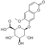 Scopoletin b-D-Glucuronide Structure