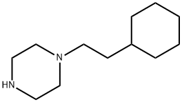 1-(2-シクロヘキシルエチル)ピペラジン 化学構造式