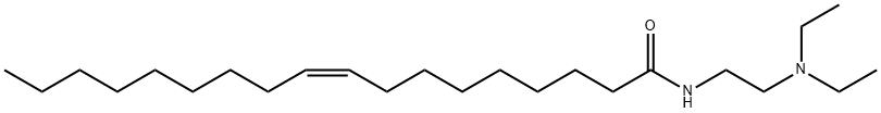 N,N-ジエチル-N'-オレオイルエチレンジアミン 化学構造式