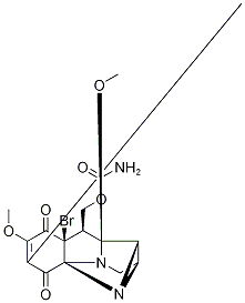 (8aS)-8a-BroMoalboMitoMycin A Struktur