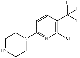 1-[6-氯-5-(三氟甲基)吡啶-2-基]哌嗪, 132834-56-1, 结构式