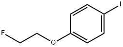 1-(2-氟乙氧基)-4-碘苯, 132837-05-9, 结构式