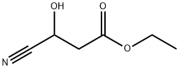 (S)-3-CYANO-3-HYDROXY-PROPIONIC ACID ETHYL ESTER Struktur