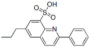 8-Quinolinesulfonic  acid,  2-phenyl-6-propyl- Structure