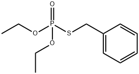S-苄基-O,O-二乙基硫代磷酸酯, 13286-32-3, 结构式