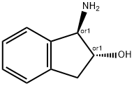 (1S,2S)-1-氨基-2-茚满醇 结构式