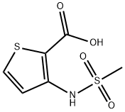 3-(MethylsulfonaMido)-2-thiophenecarboxylic Acid Struktur