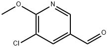2-甲氧基-3-氯-5-醛基吡啶 结构式