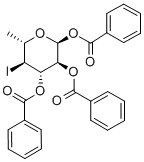 1,2,3-TRI-O-BENZOYL-4-DEOXY-ALPHA-L-FUCOPYRANOSE,132867-78-8,结构式