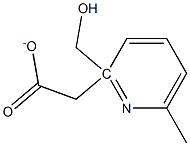 (6-甲基吡啶-2-基)甲基乙酸酯, 13287-64-4, 结构式