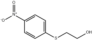 2-羟基乙基 4-硝基苯基硫醚, 13287-76-8, 结构式