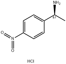 (S)-α-メチル-4-ニトロベンジルアミン 塩酸塩 化学構造式
