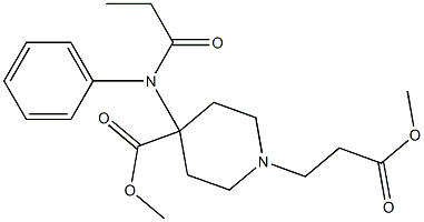 レミフェンタニル 化学構造式