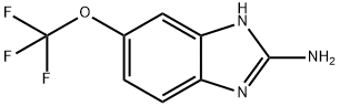 2-氨基-5-(三氟甲氧基)苯并咪唑,132877-27-1,结构式
