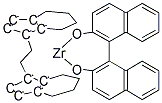(R,R)-ETHYLENEBIS-(4,5,6,7-TETRAHYDRO-1-INDENYL)-ZIRCONIUM(IV)-(R)-(1,1'-BINAPHTHYL-2) Struktur