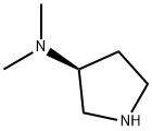 (3S)-(-)-3-(二甲氨基)吡咯烷,132883-44-4,结构式