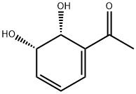 Ethanone, 1-(5,6-dihydroxy-1,3-cyclohexadien-1-yl)-, cis- (9CI) Structure