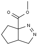 6a(3H)-Cyclopentapyrazolecarboxylicacid,3a,4,5,6-tetrahydro-,methylester(9CI) Structure