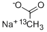 乙酸钠-2-13C, 13291-89-9, 结构式