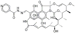 异福片杂质(异烟肼利福霉素腙)(HYD), 13292-53-0, 结构式