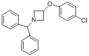 3-(4-CHLOROPHENOXY)-1-(DIPHENYLMETHYL)AZETIDINE Structure