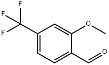 2-メトキシ-4-(トリフルオロメチル)ベンズアルデヒド 化学構造式